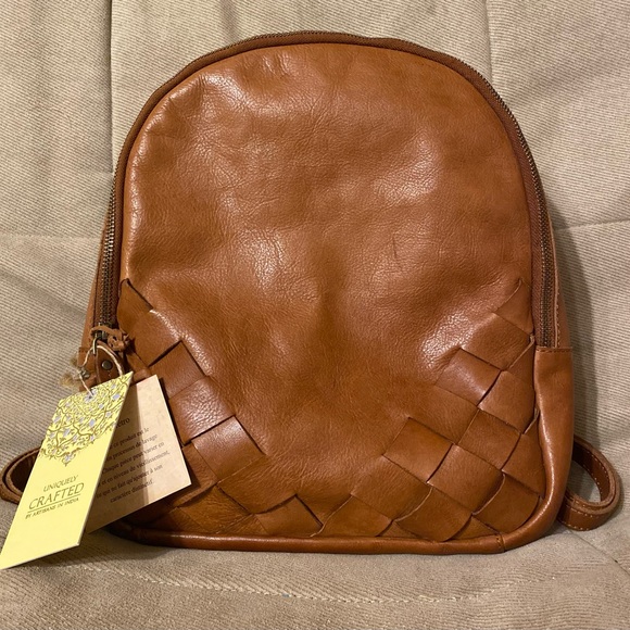The Artisans of India Handbags - Leather Backpack